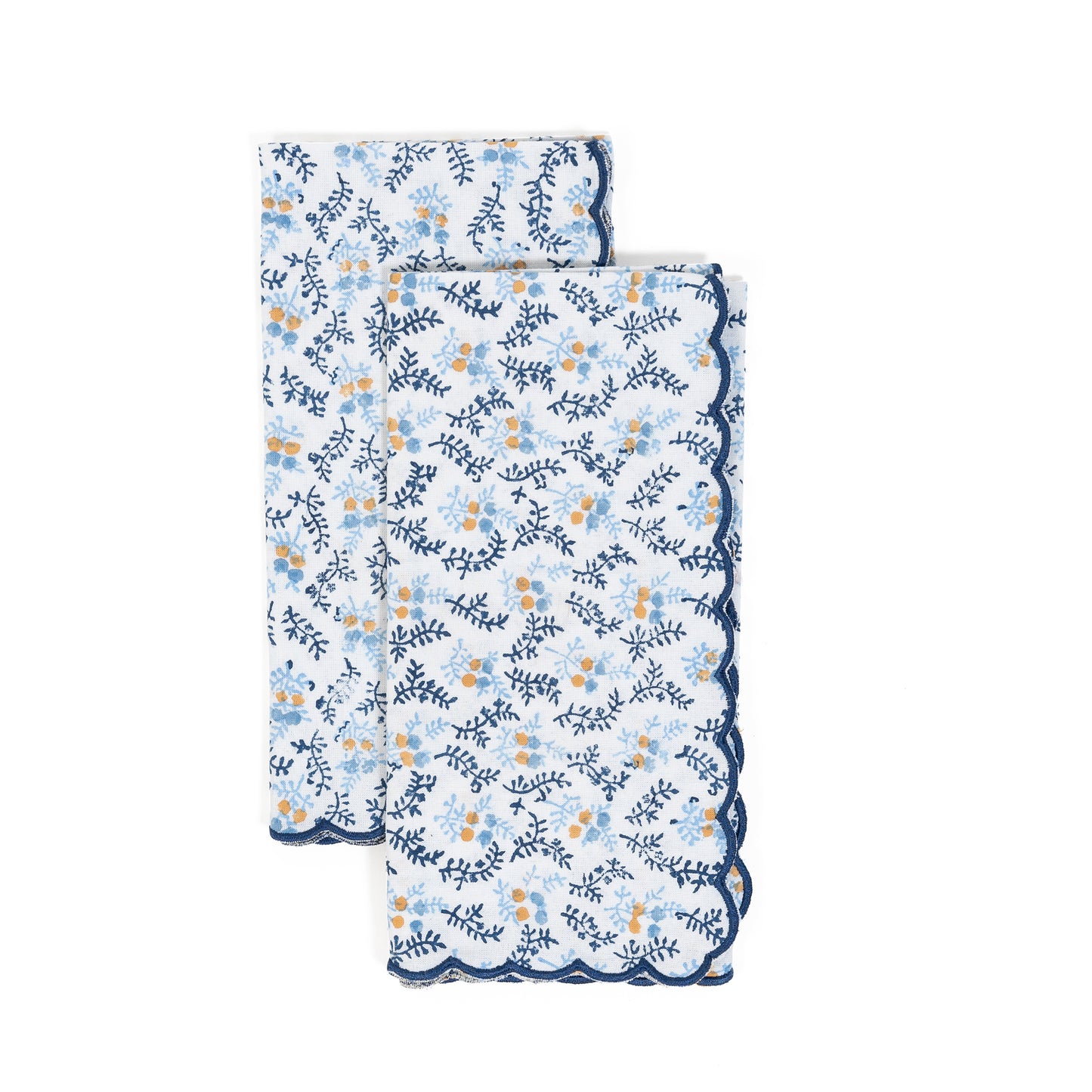 Little Flowers Blue Napkin