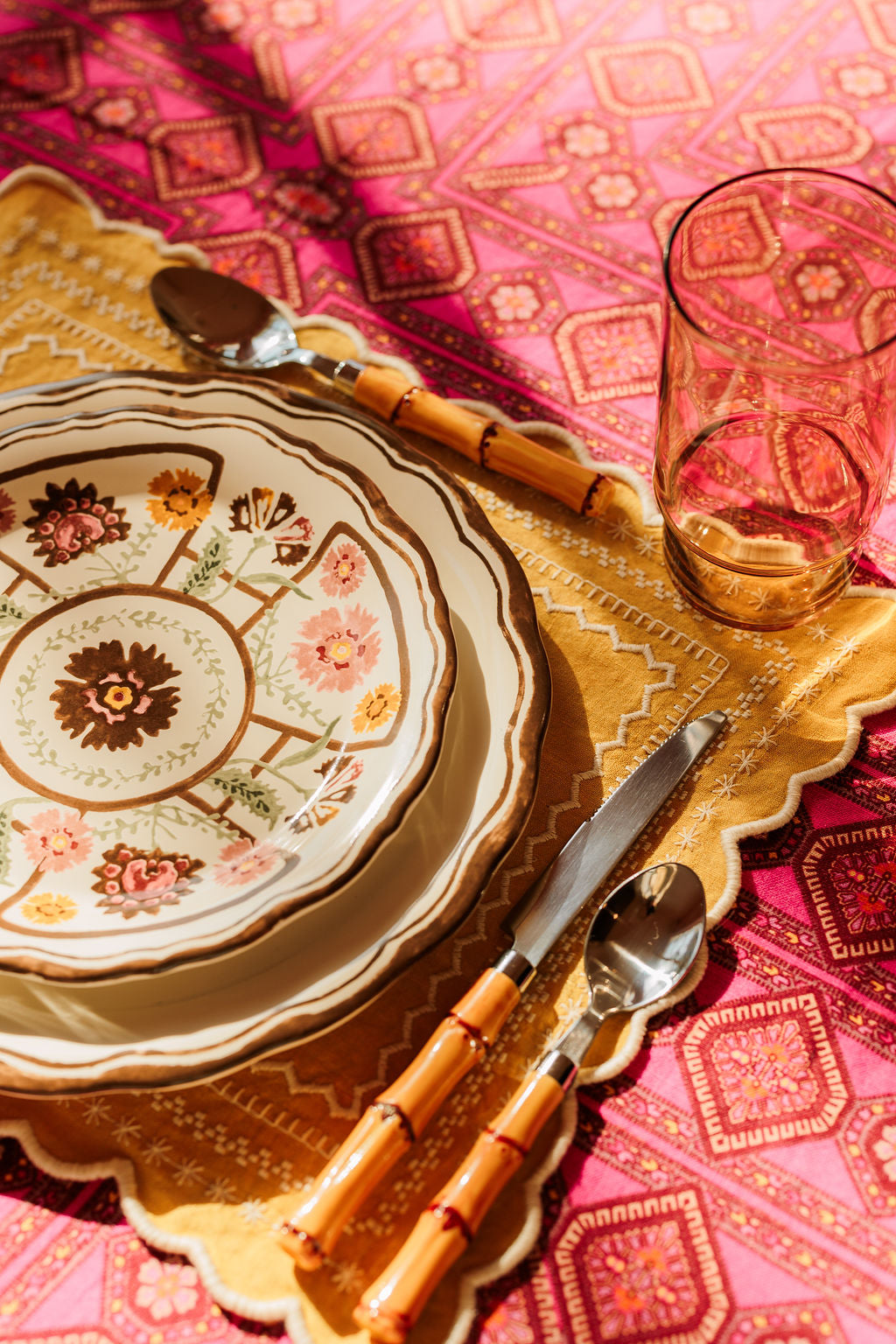 Floral Dinner Plate