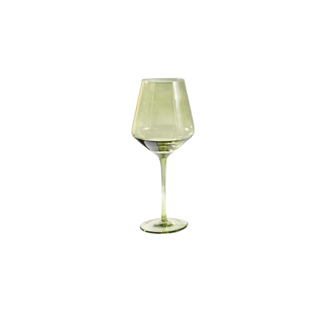 Green Wine Glass