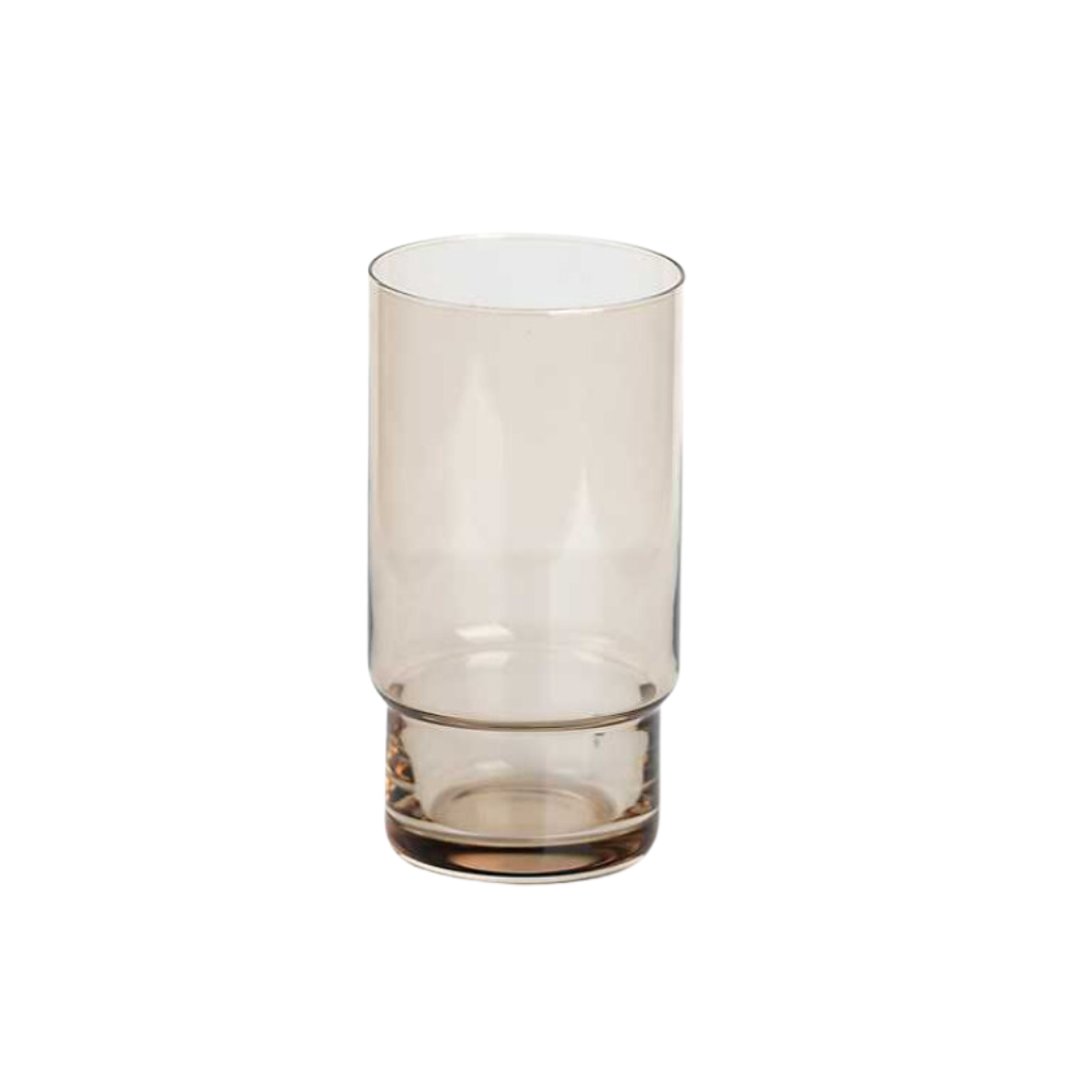 Amber Water Glass