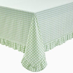 Green Gingham Tablecloth