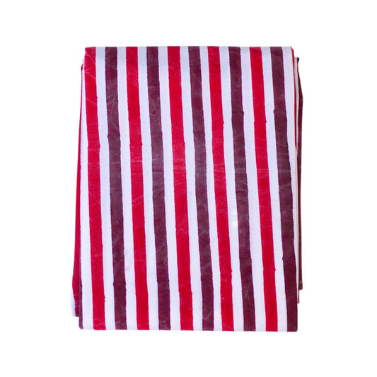 Red Stripe Tablecloth